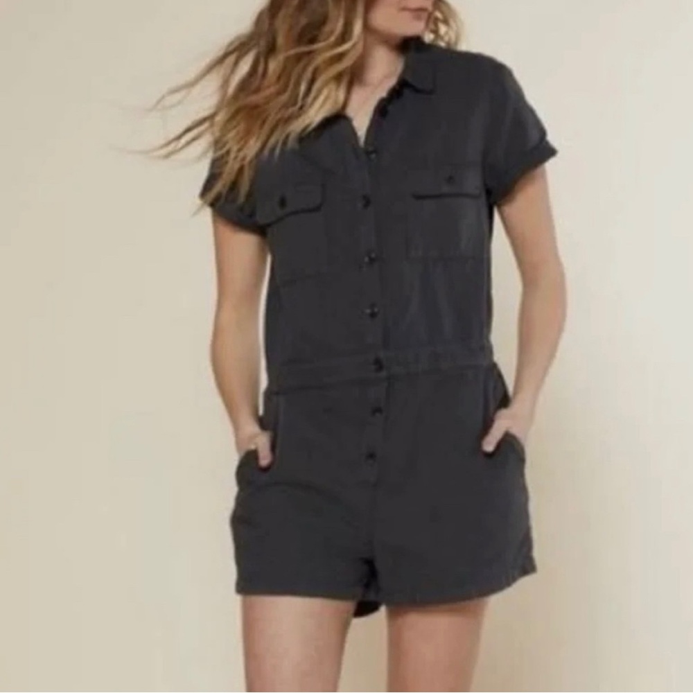 Outerknown Button-Up Romper